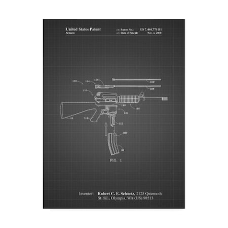 Cole Borders 'Ar 15' Canvas Art,24x32